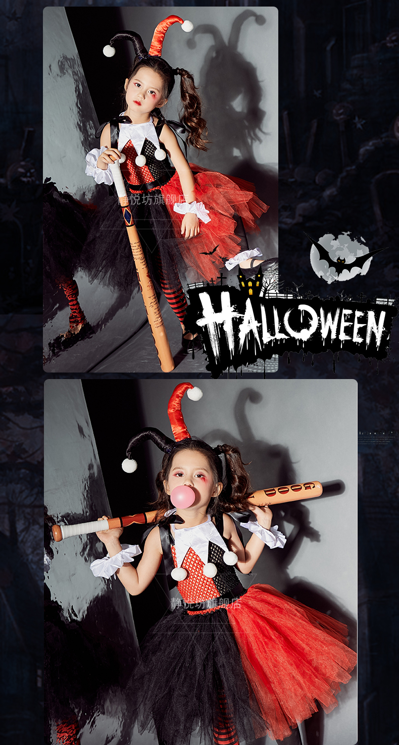 Halloween quần áo trẻ em công chúa váy COS trẻ em áo choàng biểu diễn phù hợp với hiệu suất Batman trang phục phù thủy quỷ trang phục dân dộc các nước trẻ em