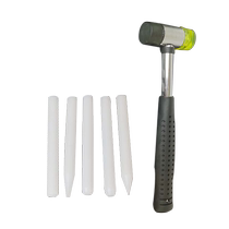 Car dent repair rubber leveling hammer leveling pen sheet metal dent restoration traceless nylon rubber hammer tool