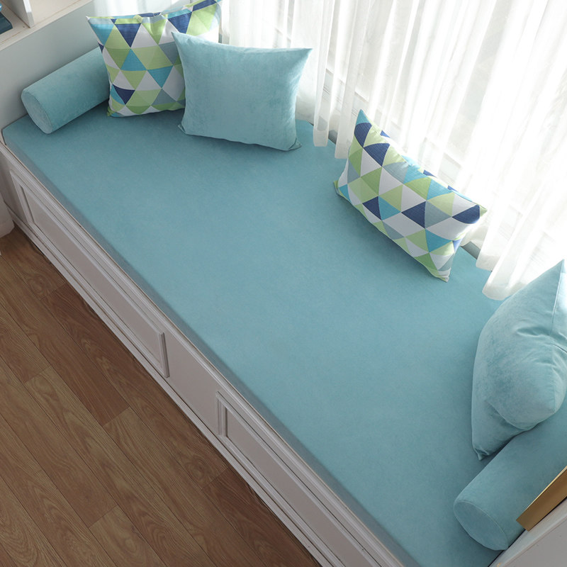 Coconut palm latex floating window cushion window sill pad for light lavish high-end bedroom tatami mat mesh red balcony cushions customised