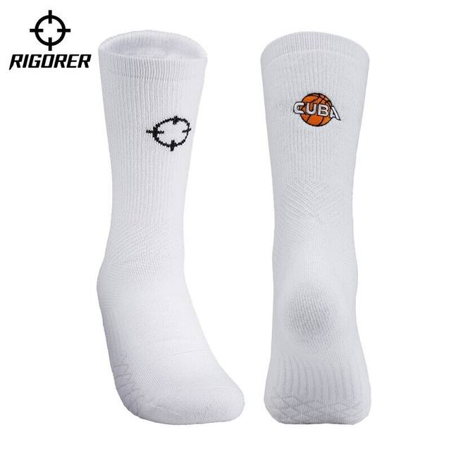 Prospective CUBA sponsors the same sports socks mid-tube socks towel basketball running players elite embroidery socks breathable