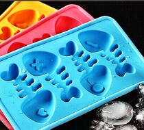  Hollow cartoon food supplement creative ice cube abrasive tool quick hand-made jelly silicone ice box eat ice ice grid mold cute