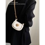 MBSQHNA Милая маленькая сумка через плечо, серебряная помада, сумка на одно плечо, 2023