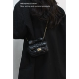 MBSQHNA Небольшая дизайнерская летняя милая маленькая цепь с бантиком, помада, наушники, сумка для техники, на цепочке