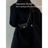 MBSQHNA Небольшая маленькая цепь, сумка через плечо, помада, в стиле Шанель, на цепочке, новая коллекция, в западном стиле