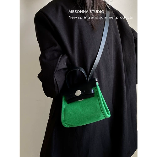 MBSQHNA Маленькая универсальная брендовая сумка через плечо, портативная помада, изысканный стиль