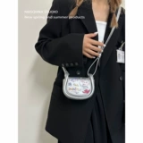 MBSQHNA Небольшая дизайнерская маленькая серебряная помада, сумка на одно плечо, премиум класс