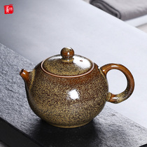 Celadon handmade teapot Single pot Ceramic Gongfu tea pot Tea pot Single Longquan Kiln size capacity Xishi Pot