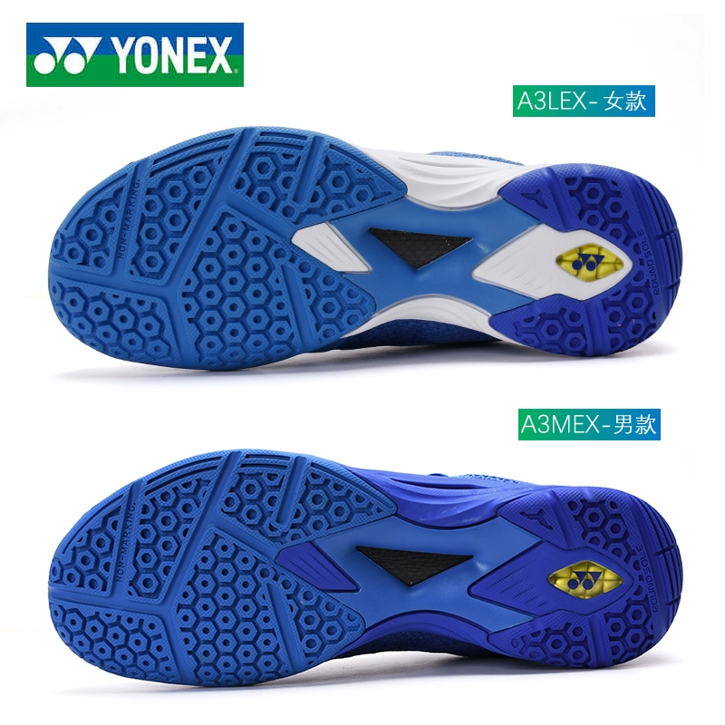 Giày cầu lông Yonex YONEX yy nam và nữ chống trượt hấp thụ giày thể thao thoáng khí A3MEX / A3LEX - Giày cầu lông