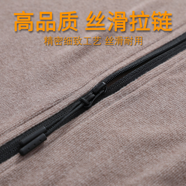 Fleece Jacket for Men, Autumn and Winter, Thickened, Tight-Fitting, Warm Sports Jacket, Outdoor Mountaineering, Hiking, Cycling, Softshell Jacket Liner