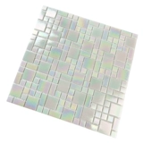 Открытый бассейн рыб пруд бассейн Стекло Золотая линия мозаика для ванной комнаты плитка отеля внешняя стена балкон -потолка головоломка