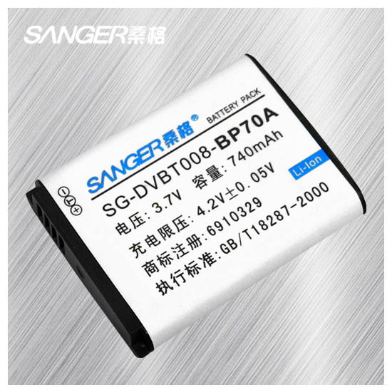 Sanger cho máy ảnh Samsung ST70 ST76 ST100 BP70A kỹ thuật số Pin - Phụ kiện máy ảnh kỹ thuật số túi máy ảnh peak design