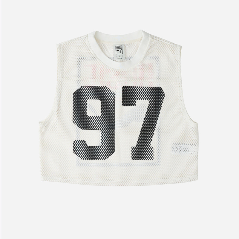 Puma X Rosé Relaxed Mesh Women's Breathable Sports Casual Sleeveless T-Shirt 633804-77