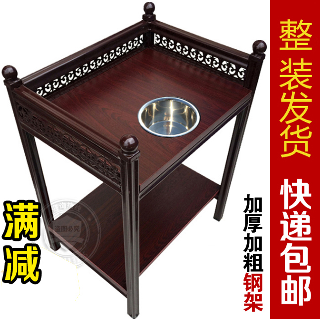 Mahjong machine with ashtray thickened steel wood small coffee table table Chess and card room Tea house Tea rack Table edge a few corners A few