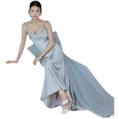 Реквизит для фотографии для влюбленных, корсет, свадебное платье, с открытой спиной, эффект подтяжки, крой «рыбий хвост»