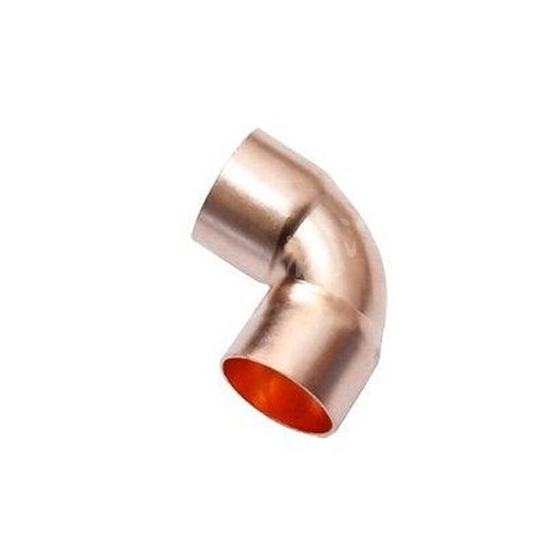Red copper 90 degree elbow quality red copper welding copper pipe bending neck bearing mouth flared copper curved joint 6 35-76mm