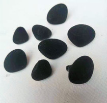 Simulation handmade DIY doll toy animal doll accessories black Brown flocking nose triangle nose