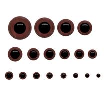 Classic Brown Threaded Bean Eye Star Didew Eyeball Animal Doll Toy Plastic Eye Diy Accessories Eyeballs