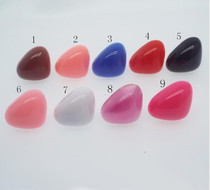 High quality foreign trade triangle nose small animal nose handmade doll doll toy teddy bear doll accessories