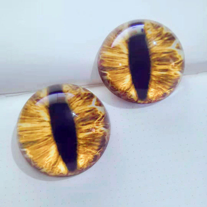 DIY glass eyeball eyeball doll eye horror accessories cat eye eye material XM 60MM