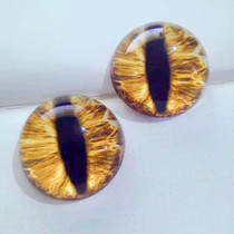 DIY glass prosthetic eye eyeball Doll Doll eye horror accessories cat eye material XM 60MM