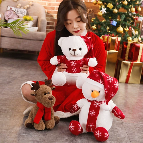 Рождественская кукла, подушка, плюшевая игрушка, декор, подарок на день рождения