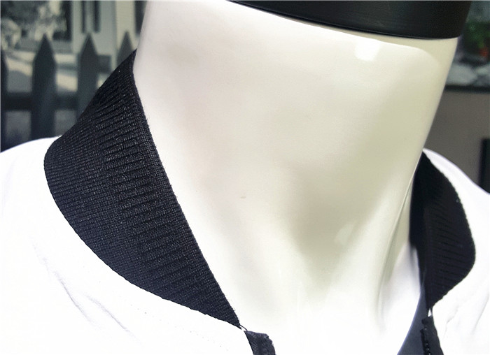Đặc biệt hàng ngày thêu siêu mỏng nam ong thêu Slim đồng phục bóng chày Hàn Quốc phiên bản của áo khoác màu trắng áo khoác mỏng