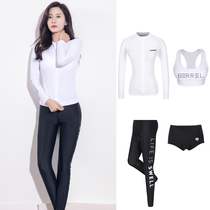 South Korean diving suit female split sunscreen long sleeve long pants swimsuit male display slim speed dry couple snorkeling surf jellyfish