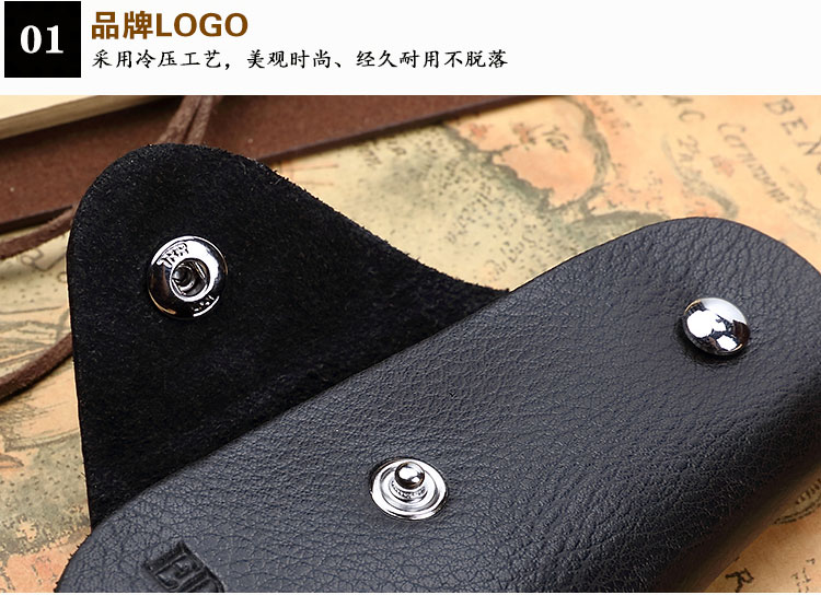 Eden Paul Key Pack 2018 Xe nam Remote Key Bag Women Leather Keychain Key Bag ví móc khóa giá rẻ