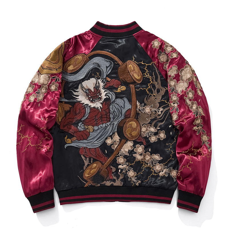 Thor Liquid Silk 2.0 Heavy Embroidery Vintage Yokosuka Unisex Jacket Baseball Uniform Coat Youth Personality Thor Liquid Silk 2.0 Heavy Embroidery Vintage Yokosuka Unisex Jacket Baseball Uniform Coat Youth Personality