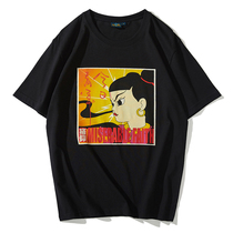 Tian Yang band rock literature and art Youth Tide brand T-shirt Nezha national tide men and women short sleeve personality half sleeve cotton folk song