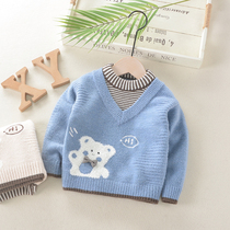 2021 childrens sweater autumn winter clothes boys knitwear women Baby Children Spring and Autumn pullover childrens baby coat
