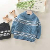 Boys sweater Korean 2021 new autumn winter clothes Children Baby pullover foreign-style knitwear children autumn coat