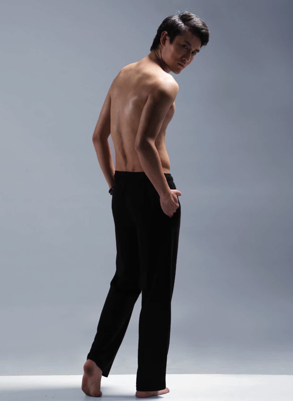 Asianbum cotton nam quần nhà quần mỏng phần đồ ngủ lỏng nhà quần thường xuyên quần yoga nam quần jean lửng nữ