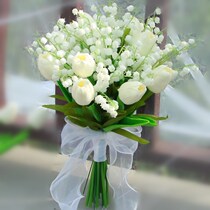 High-end emulated royal engagement Suzuki hands flowers brides to wedding wedding wedding creative tulips