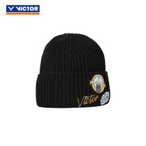 VICTOR Victory Antonsen VC-WDS Sports Beanie Black Versatile Winter Warmth