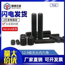 Class 12 9 Headless Hexagon socket screw TUZ Maoi black screw stud m3m4m5m6m8m10m12
