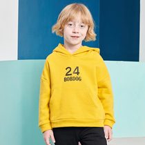 Babu Bean Boy Clothing Boy Necropolis Spring Autumn 2022 New Foreign Air CUHK Childrens Coat Jacket Blouse Jacket