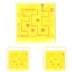 Lắc cùng một đoạn 3d Rubiks cube mê cung bóng câu đố bóng giáo dục trẻ em mang bóng xoay 3-4-6 tuổi đồ chơi thông minh cho bé 1 tuổi Đồ chơi IQ