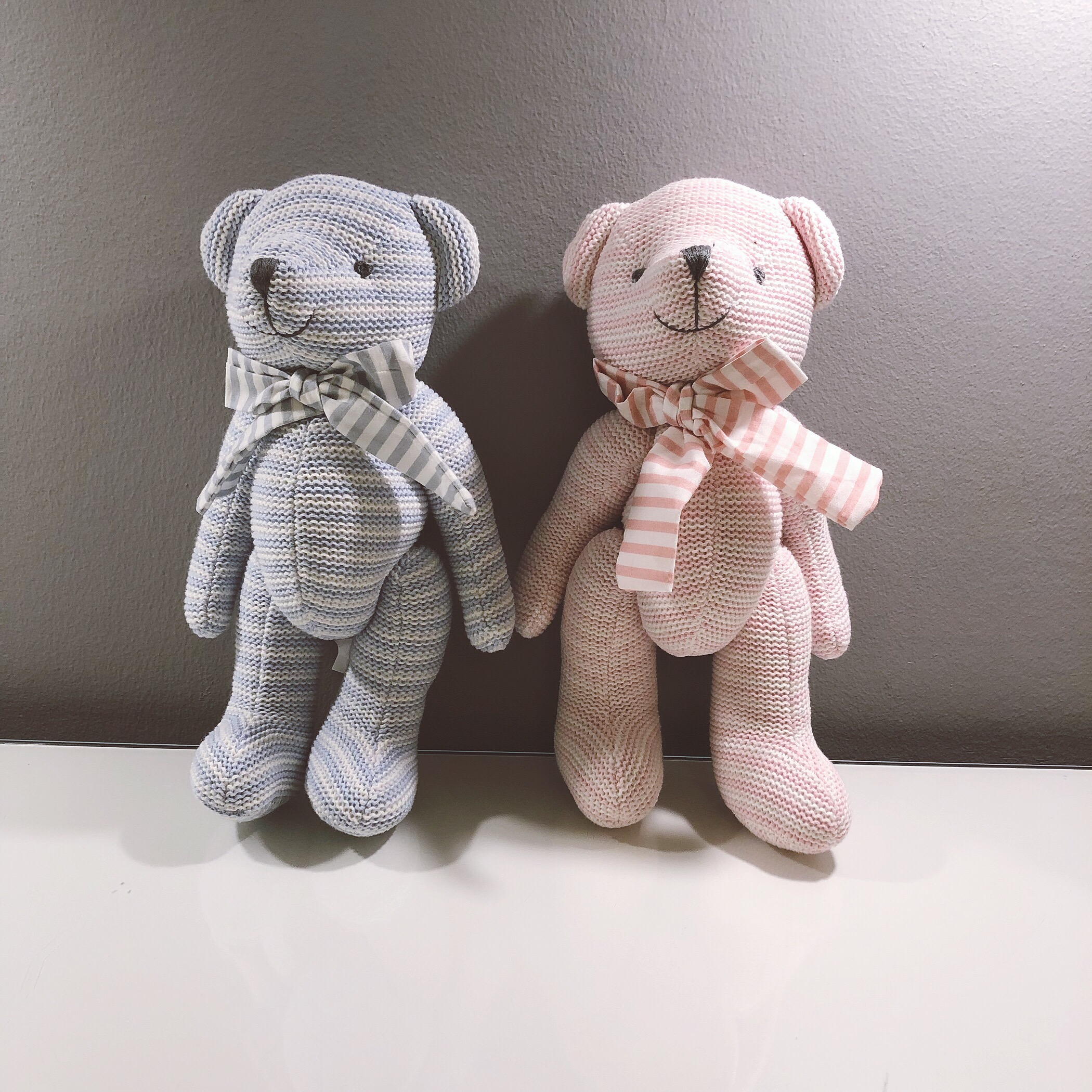 CREAMLION Original Jacquard Weave Small Bear Wool Joint Bear Children Accompany Sleeping Toy Baby Birthday Present
