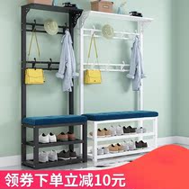 Hanging shoe rack integrated multifunctional coat rack shoe rack entrance hanger shoe rack integrated floor landing door