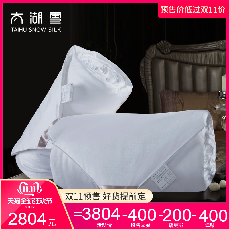 上市企业 太湖雪 100%双宫茧桑蚕长丝被 子母被2条装 全尺寸 图1