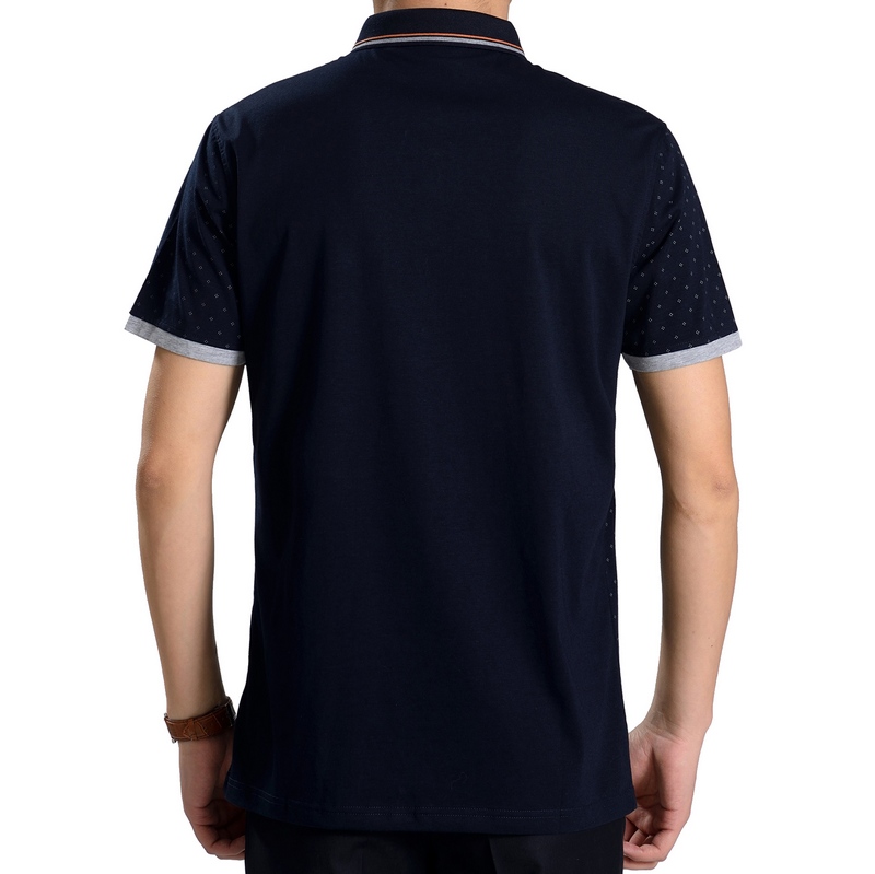 Cha ngắn tay t-shirt mùa hè 40-50 tuổi người đàn ông trung niên của mùa hè polo áo sơ mi trung niên cha dài tay quần áo