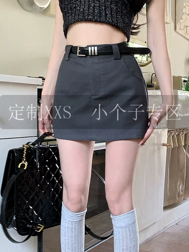 Осенний пиджак классического кроя, юбка, мини-юбка, подходит для подростков, высокая талия, с акцентом на бедрах