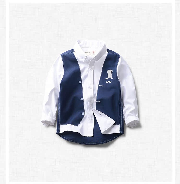 Chemise garcon ANGLECHEST à manche longue - Ref 2074886 Image 12