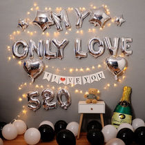 Seventh Eve Married 1st Anniversary Valentine Day Surprise Romantic Balloon Decoration Dress Clothing