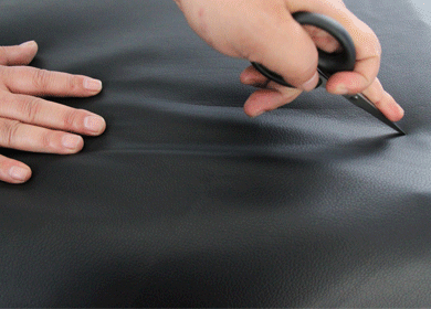 Sofa da văn phòng Bắc Âu hiện đại kinh doanh đơn giản tiếp tân ba người sofa văn phòng bàn cà phê kết hợp đồ nội thất