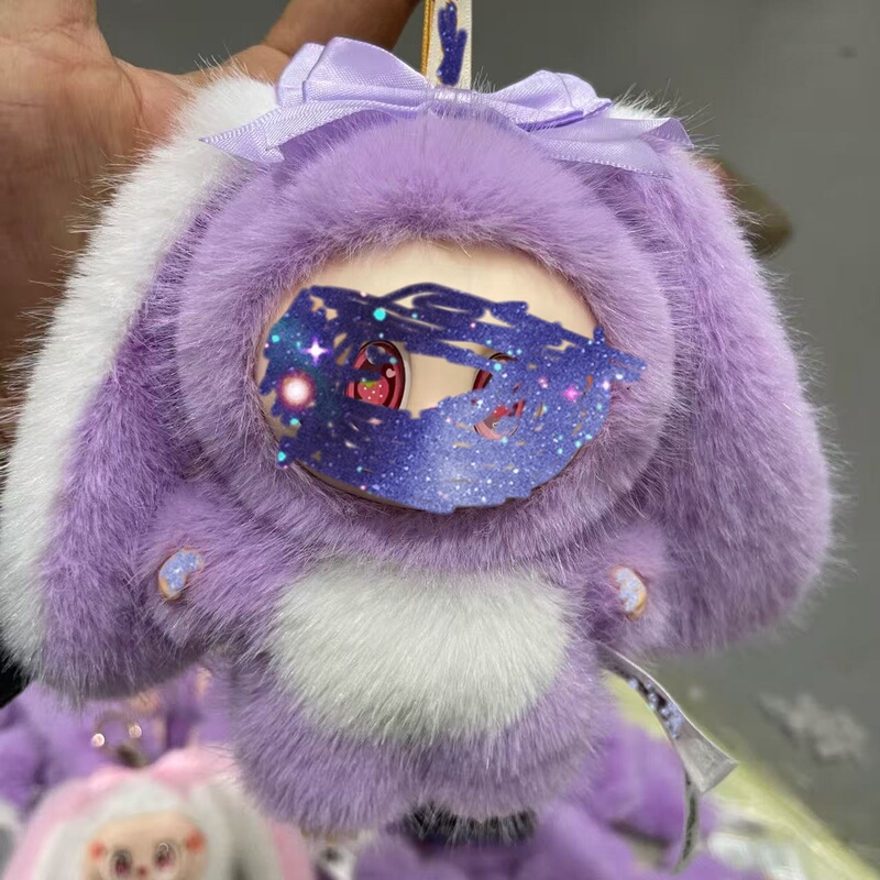 Labu New Plush Doll, Big-Eared Rabbit Bag Pendant, Keychain, Trendy Toy Doll