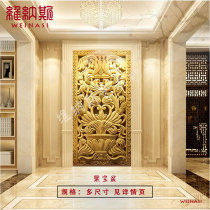 Art sandstone relief background wall artificial sand sculpture decorative murals European-style porch Villa exterior wall three-dimensional cornucopia