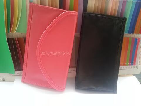 Điện thoại di động túi chống bức xạ tín hiệu iphone6 ​​Máy dò chống quét hai lớp Apple chống khử RF áo yếm 2 lớp chống bức xạ cho bà bầu