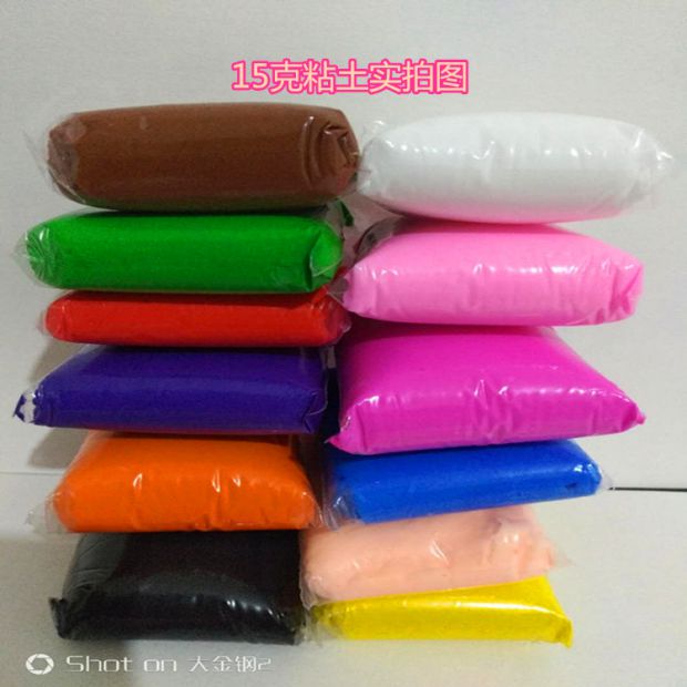 12 24 36 màu siêu nhẹ đất sét màu bùn không độc nhựa không gian bùn mềm đất sét cát mềm bộ đồ chơi trẻ em đồ chơi xếp hình